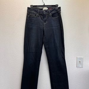 Parker Smith dark wash straight jeans